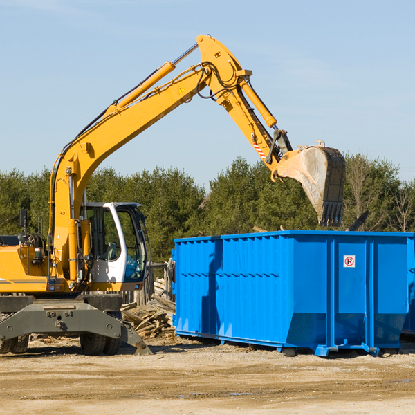 can i choose the location where the residential dumpster will be placed in Saulsville West Virginia